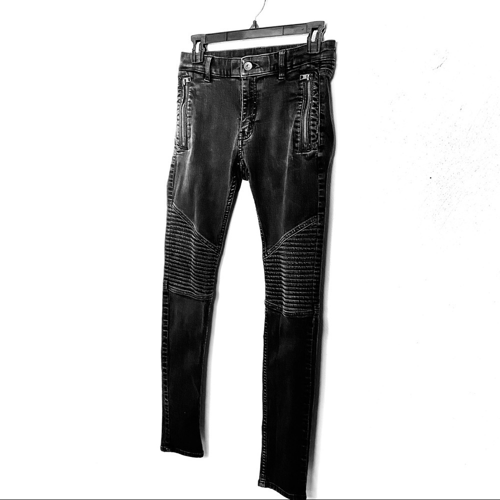 Divided (H&M). Semi Faded Pants. Black.